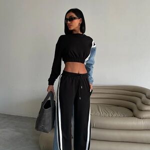 Denim Sweat Set Combo